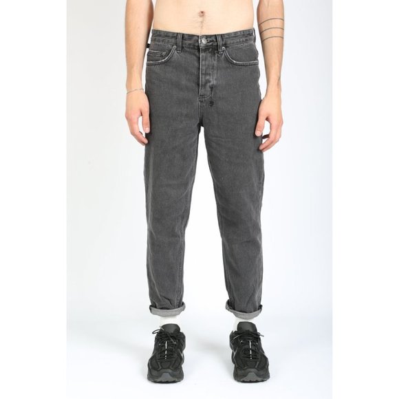 Ksubi Jeans Ksubi The Bullet Fit Gray Wash Relaxed Fit Straight Leg
